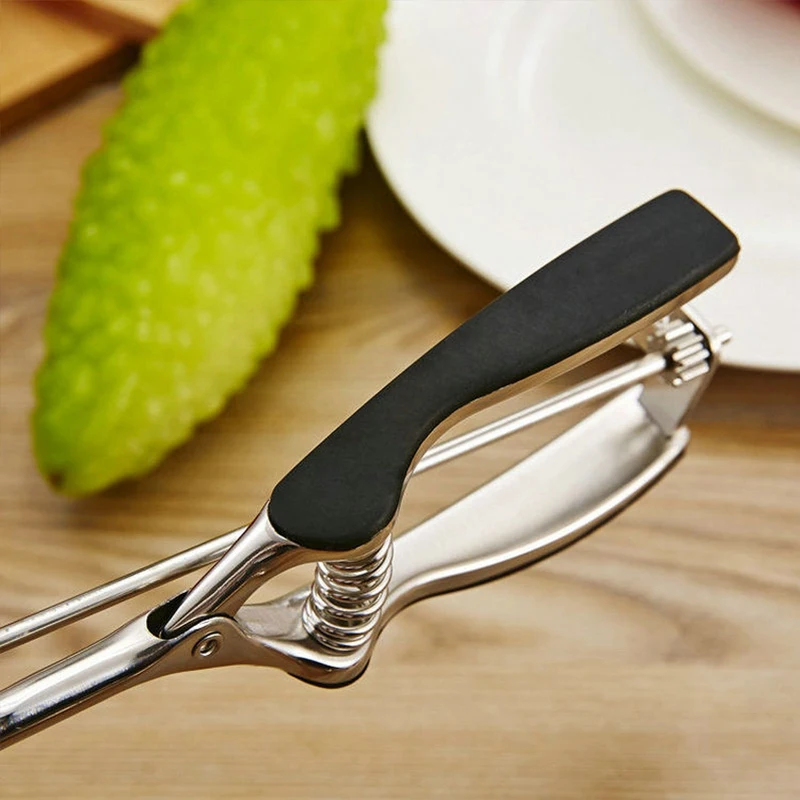 New Silicone Handle Ice Cream Spoon Kitchen Potato Spring Stainless Steel Fruit Accessori | Дом и сад