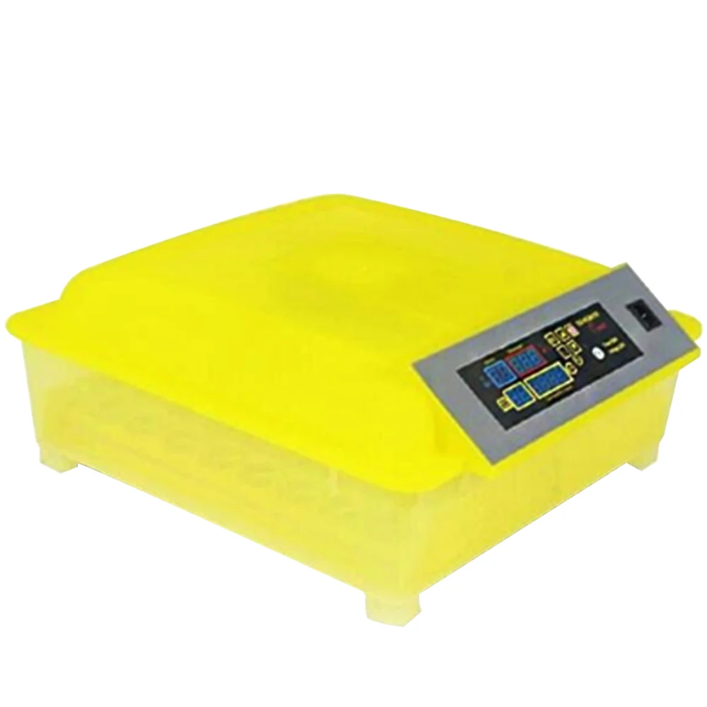 Мини цифровой куриный инкубатор 48 яиц поворотный Брудер лоток интеллектуальные