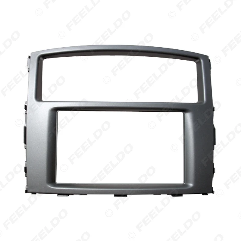 LEEWA автомобильный 2Din панель фасции рамка для Mitsubishi Pajero Shogun Montero 2007 + стерео DVD Радио