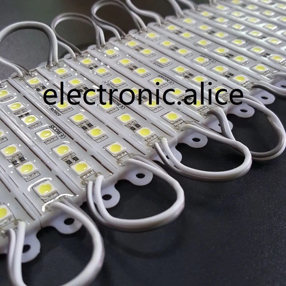 NEW 20PCS DC12V 6LED Module SMD 5050 White Sign Design | Лампы и освещение