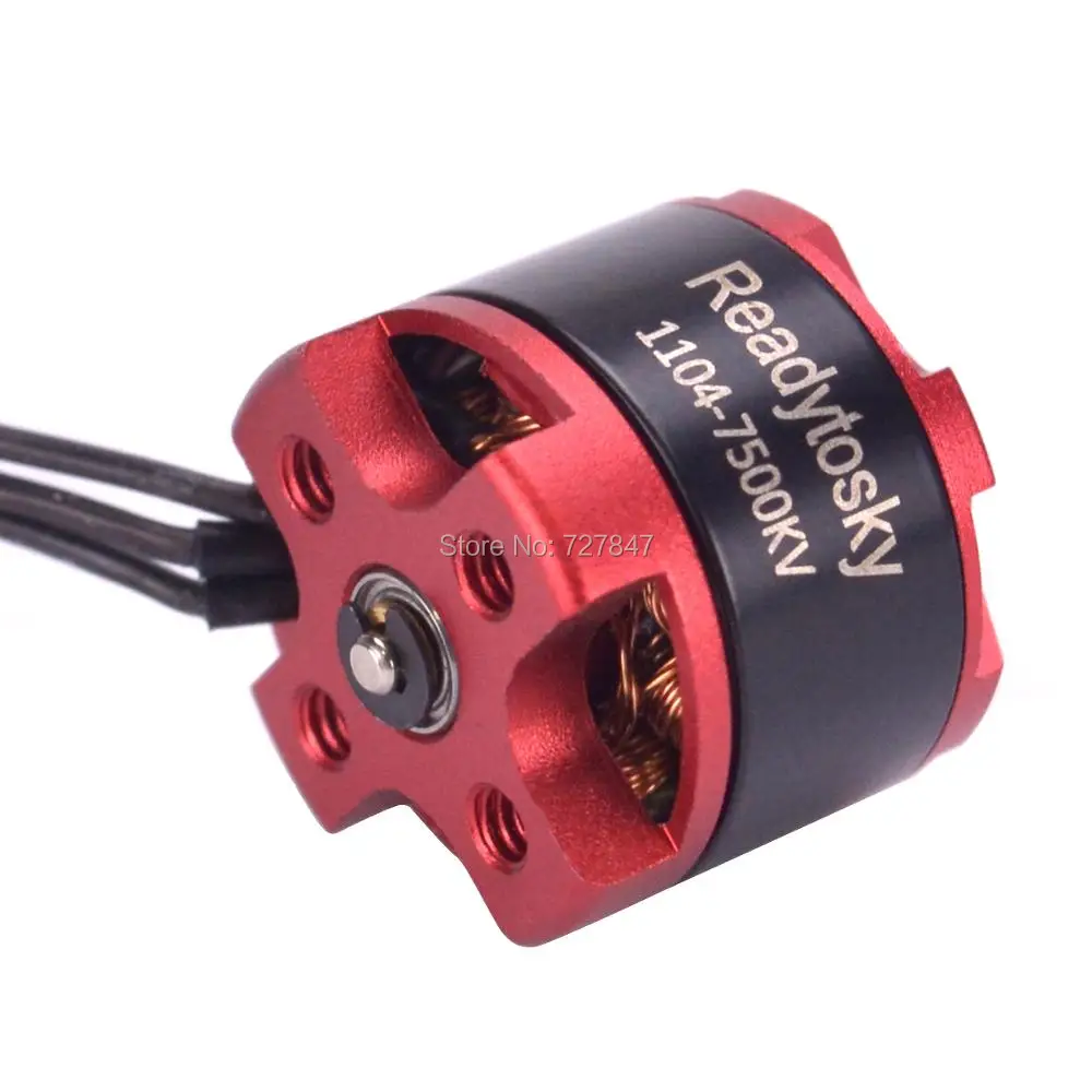 Новый 1104 7500kv 2 3s миниатюрный бесщёточный электродвигатель 2030 пропеллер для RC 80 90