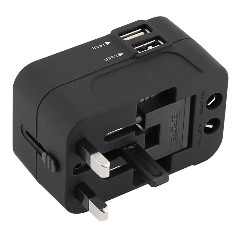 Travel Adapter для нас ЕС Великобритания AUS CNY Международная универсальная Мощность