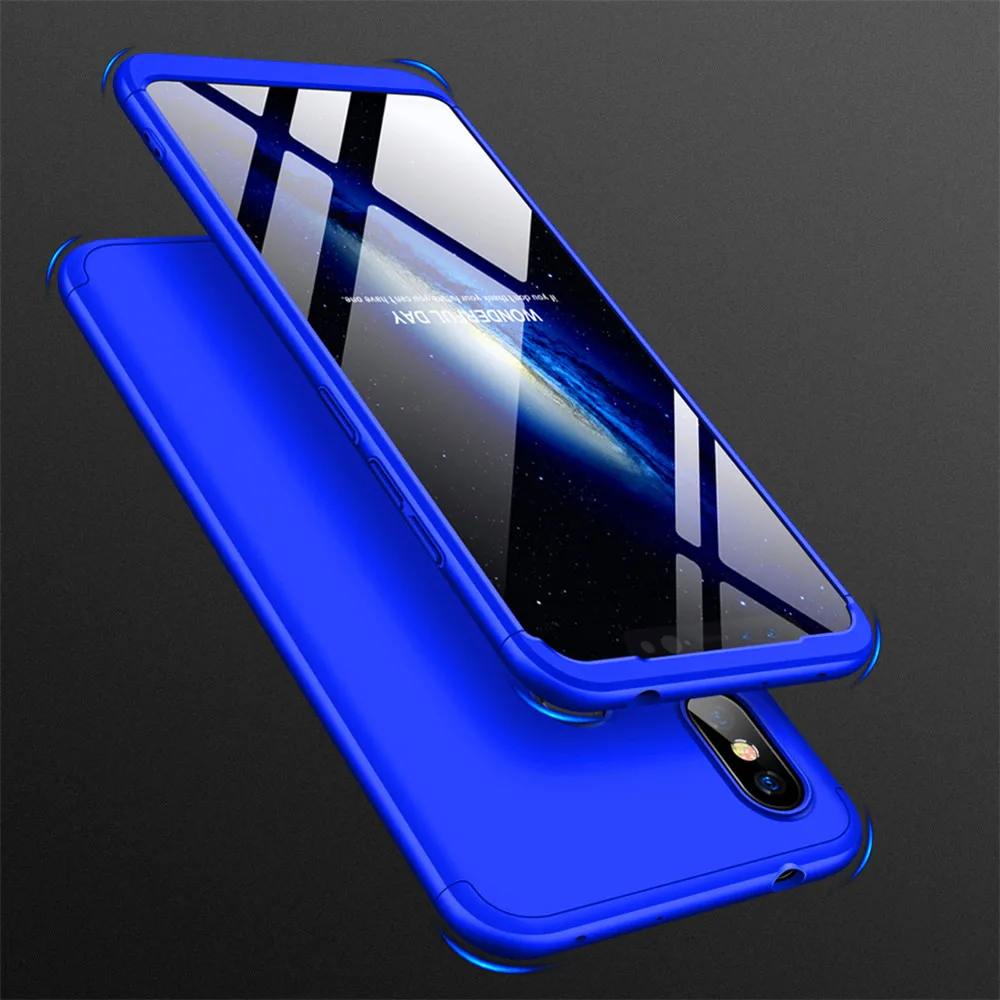 Чехол CASEWIN для Xiaomi Redmi Note 6 Pro тонкий жесткий чехол ПК с 3 съемные детали защитный