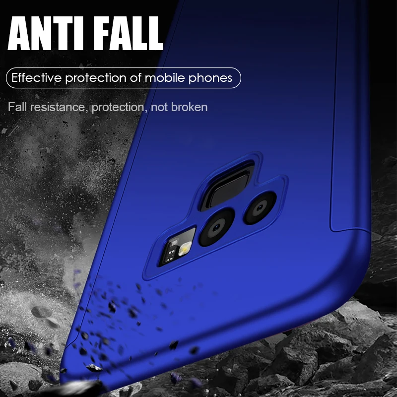 Ударопрочный полный чехол для Samsung Galaxy Note 9 8 10 Жесткий Чехол телефона S7 S8 S9 S10 Plus S10E