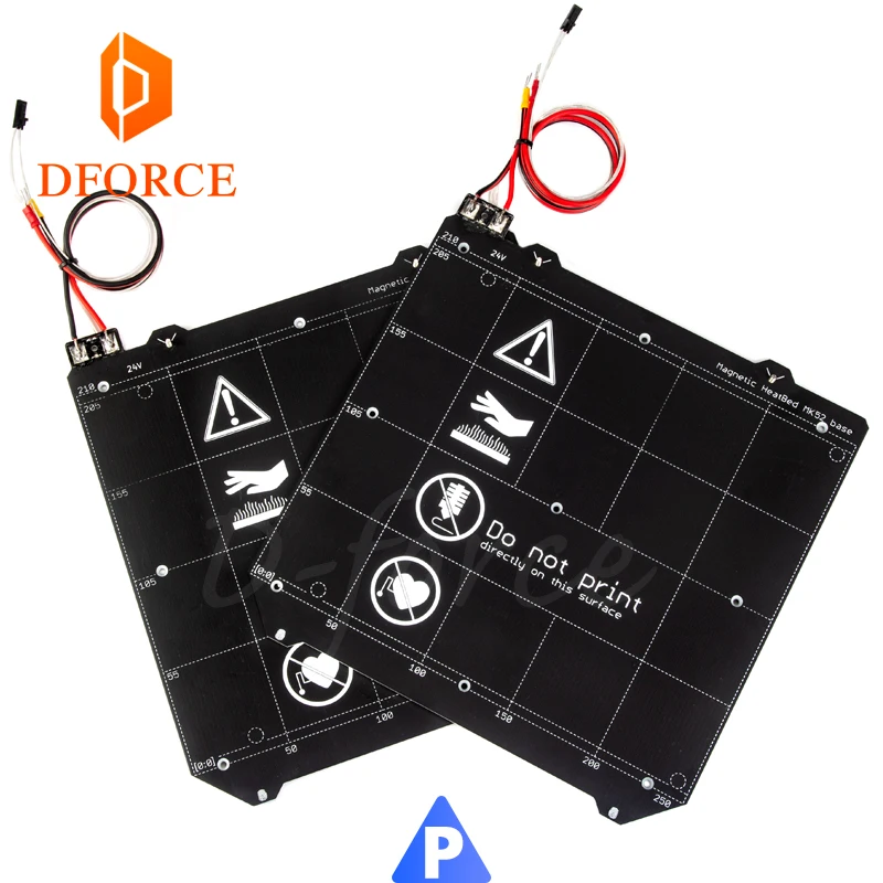 D FORCE PRUSA i3 MK3 MK2/2 5 Mk52 Подогреваемая пружинная стальная пластина|Детали и