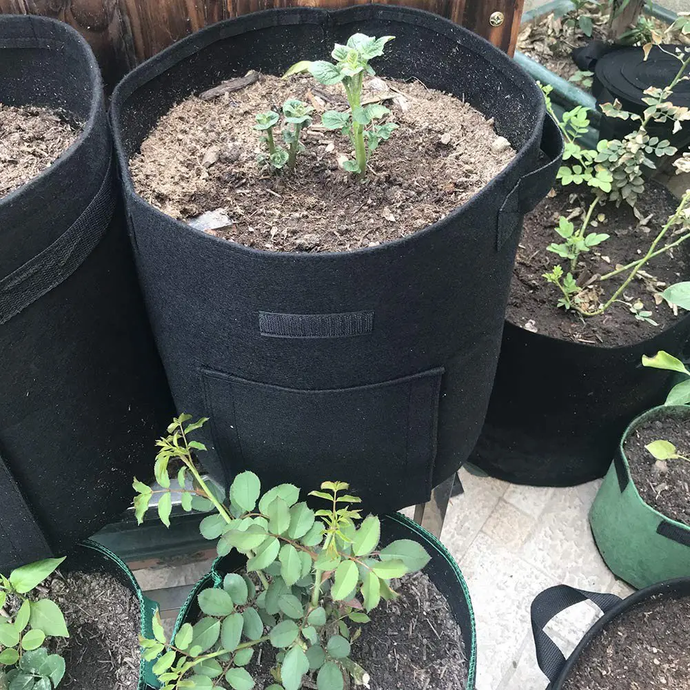 Мешки для выращивания 7 галлонов растений картофеля моркови томатного лука