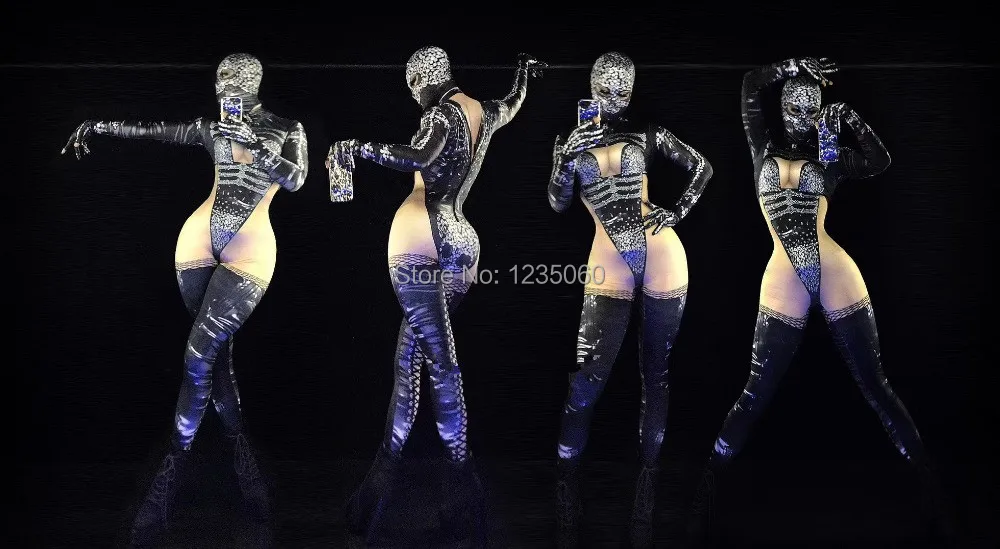 Блестящие кристаллы комбинезон с камнями Новинка 3D Печатных узкие боди стрейч