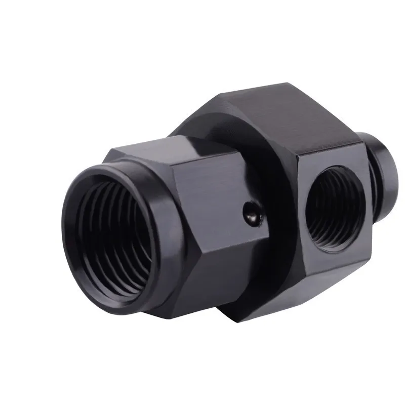 SPEEDWOW AN 6 алюминиевый сплав мужчин и женщин Твин 1/8 &quotNPT Черный Калибр Датчик