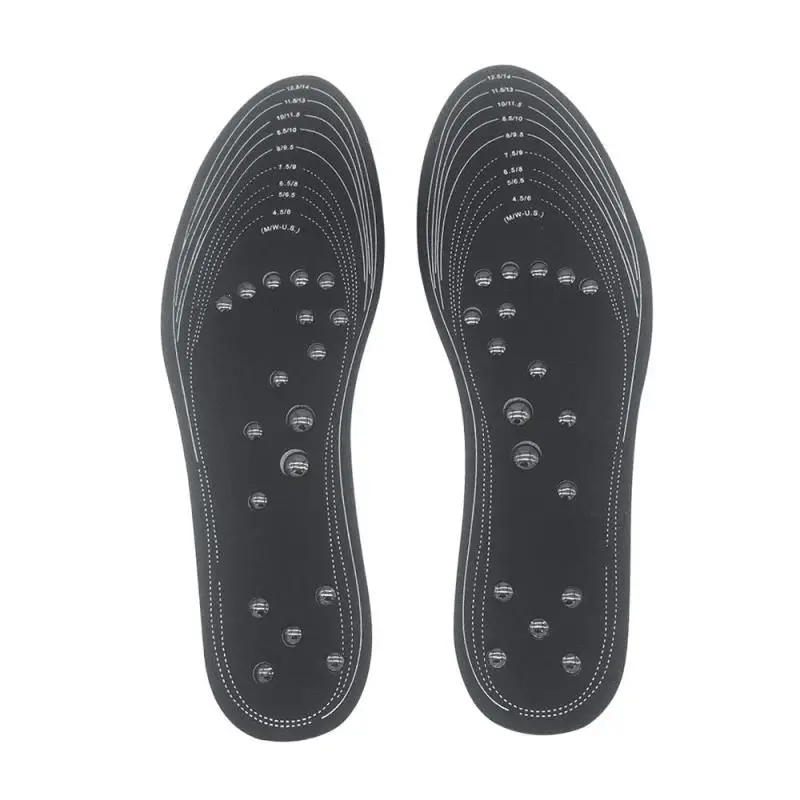 1pair New Hot Acupressure Slimming Insoles Foot Massager Magnetic Therapy Weight Loss Feet Massage relax Insole health care C2 |