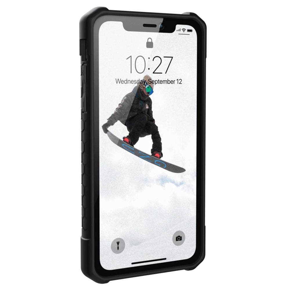 Чехол UAG Monarch для iPhone XR противоударный металлический экзоскелет вставки из кожи