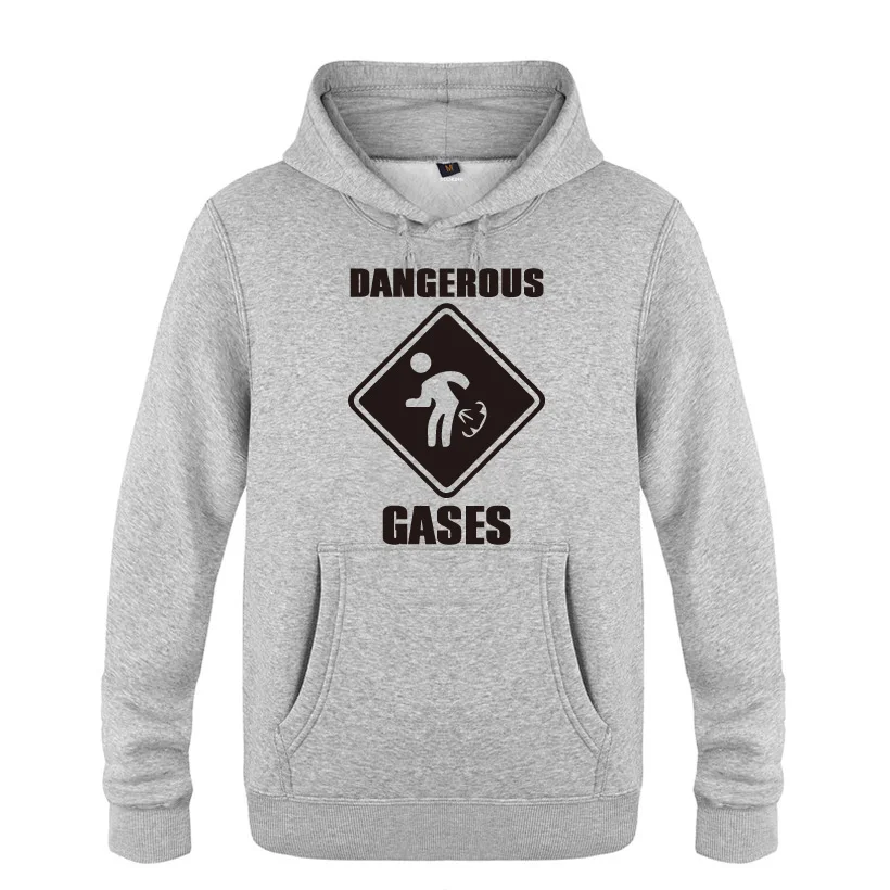 

Dangerous Gases Funny Fart Novelty Creative Sweatshirts Men 2018 Mens Hooded Fleece Pullover Hoodies