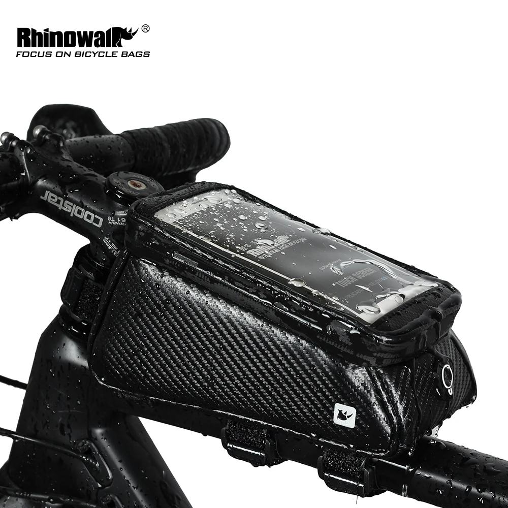 RHINOWALK велосипедная Передняя труба рамка сумки непромокаемые сенсорный экран