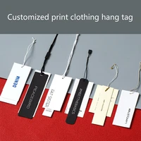 customized print clothing hang tag 300gsm paper board garment swing hanging tag hand tags