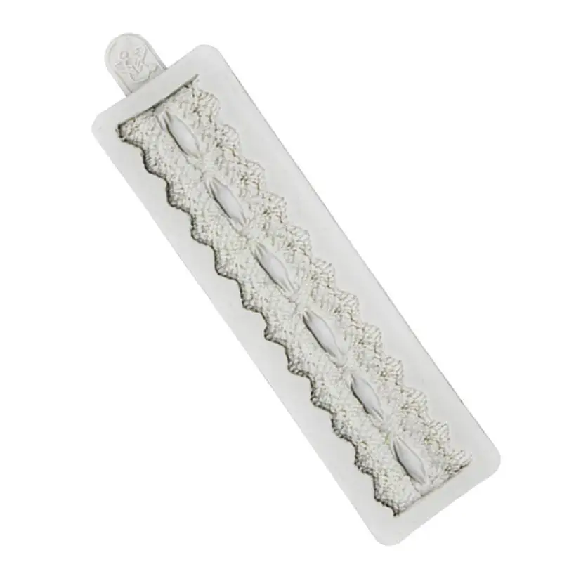 Кружева рельефные Силиконовые Формы Торт помадка Плесень DIY выпечки инструмент |