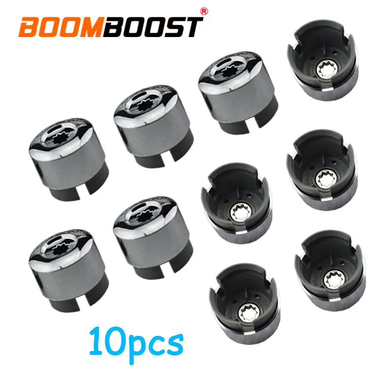 10pcs Chrome Wheel Lug Bolt Nut Cap Cover For VW Touareg 2004-2014 7L6 601 173A 2ZZ ABS plastic with triple chrome finish | Автомобили и