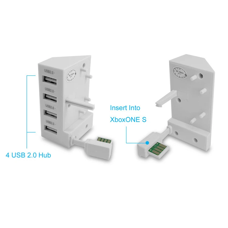 OSTENT usb хаб 2 0 4 портовый разветвитель адаптер расширения для Microsoft Xbox One S