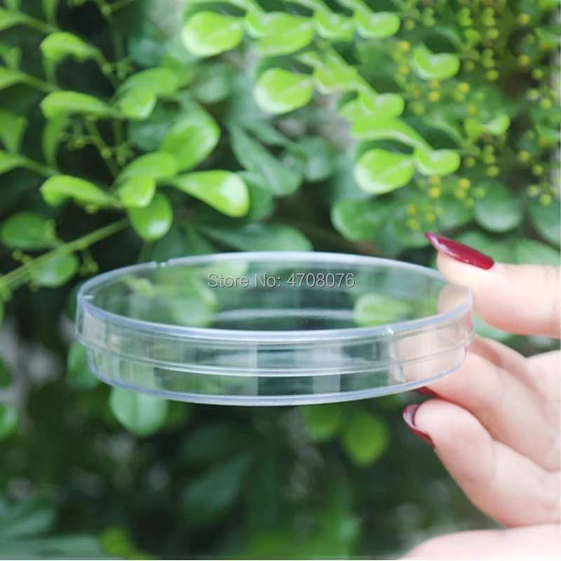 

PS Petri dishes with cover germfree Plastic culture dish Cultural Petri dish Lab glassware for lab tests dia 75mm 10sets/pack