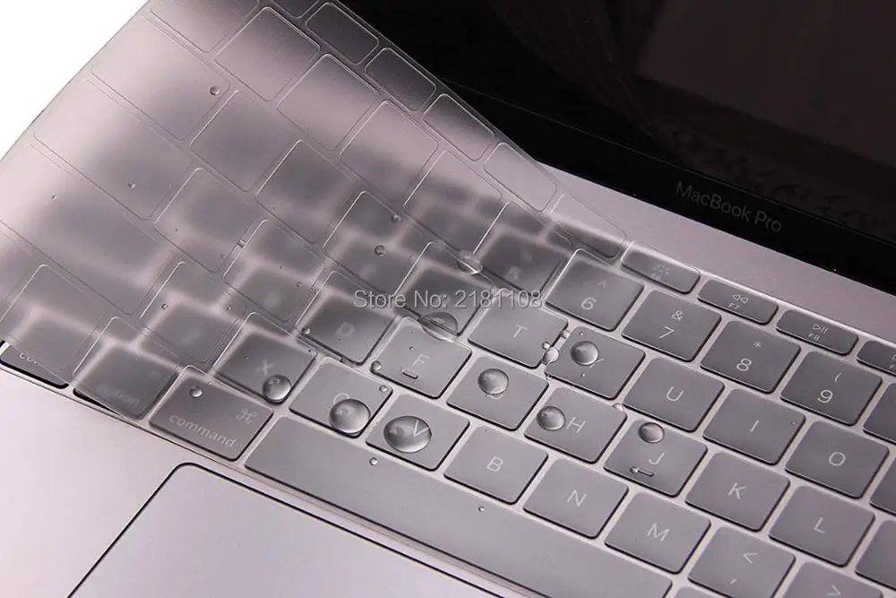 Прозрачный силиконовый защитный чехол из ТПУ с клавиатурой для Macbook Air 13 3 A1932 Pro13 M1