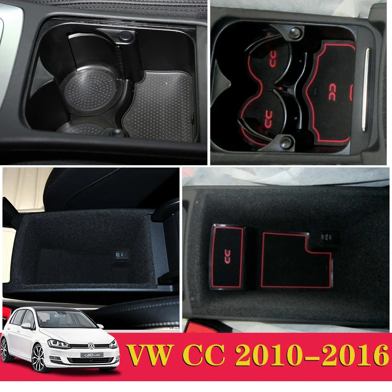 5 шт. Противоскользящие коврики для VW CC 2010 2011 2012 2013 2014 2015 2016 |
