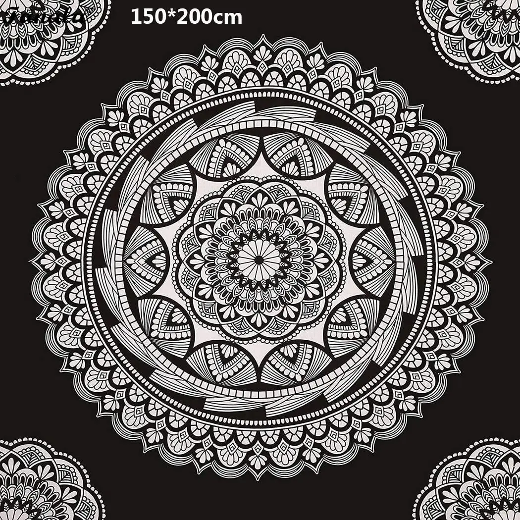 Домашний настенный гобелены украшения стены пляж лотоса шаль Пикник как на