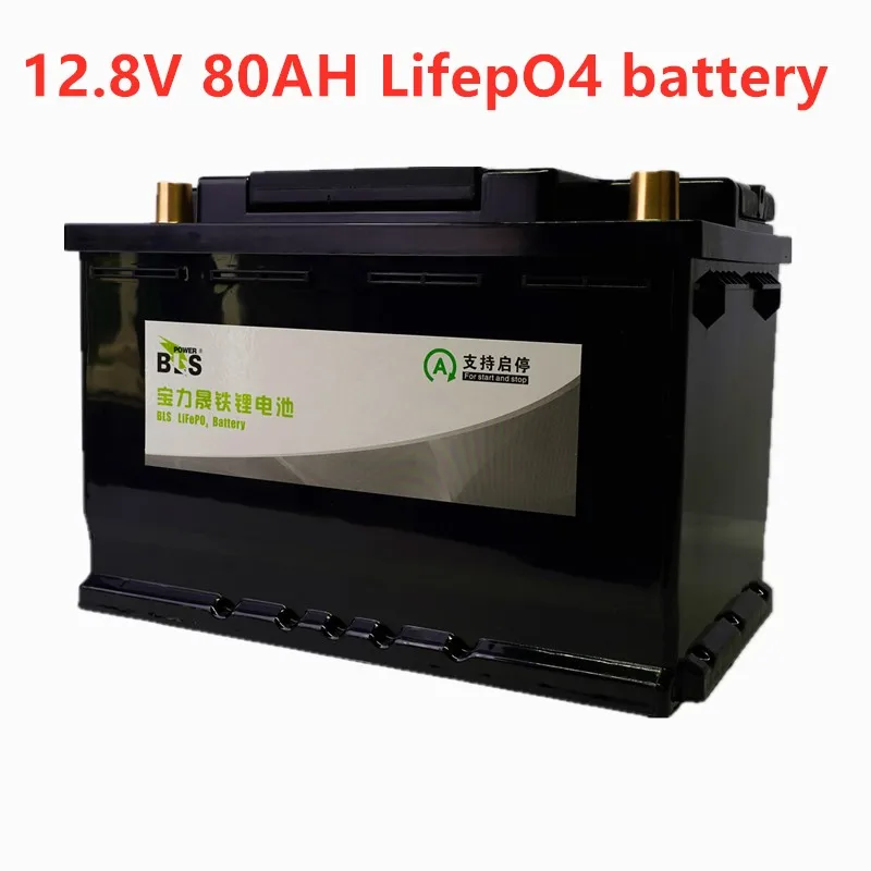12 8 V литиевая батарея 12v80ah Lifepo4 с BMS для морской/солнечной системы/UPS/RV/солнечная