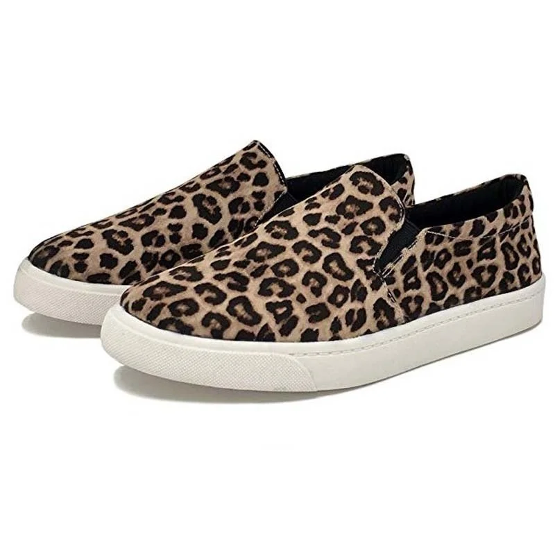 

Туфли женские леопардовые на плоской подошве, Размеры 35-43