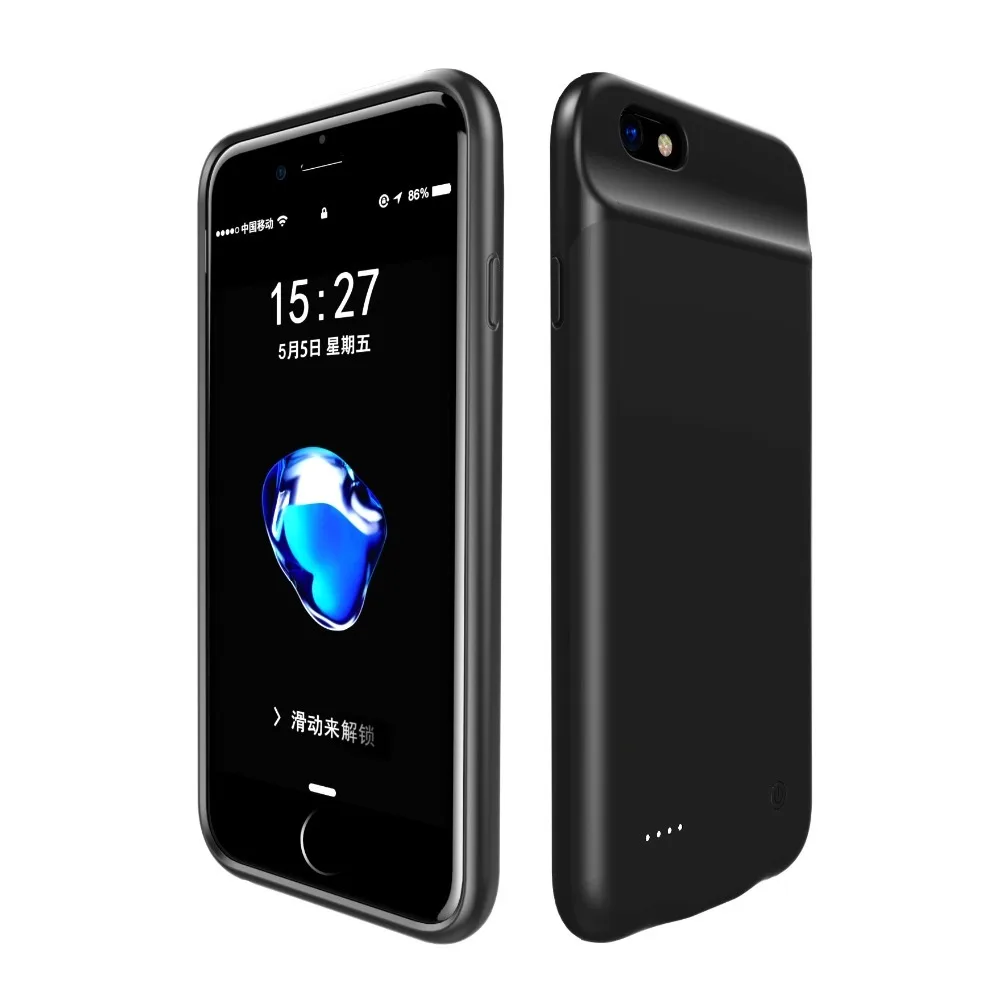 Батарея зарядное устройство чехол для Iphone 6 S 7 8 плюс 4000 мАч запасные аккумуляторы