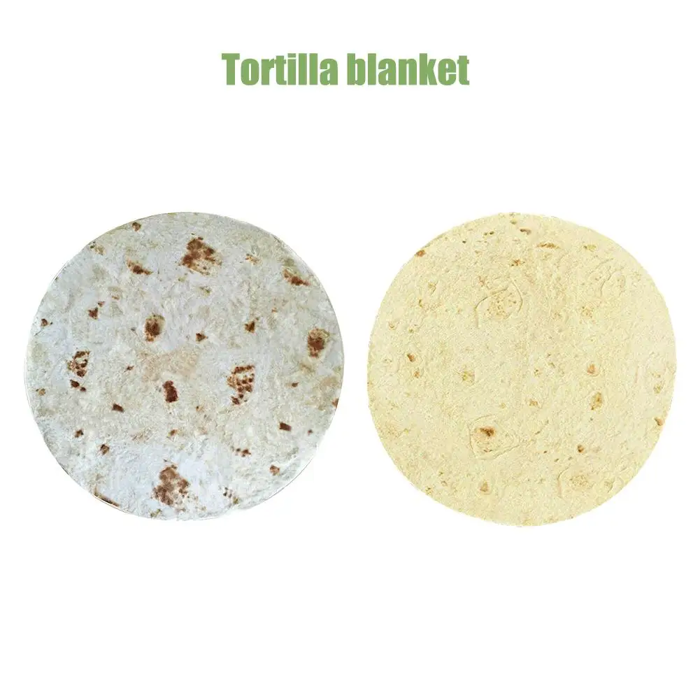 Комфортное одеяло Burrito 1 шт. идеально круглое покрывало Tortilla для