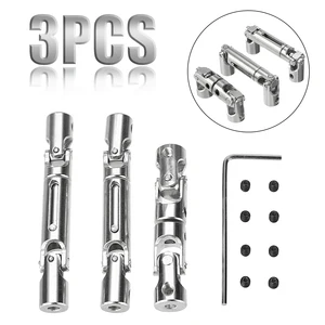 Новинка, 3 шт., Высококачественная обновленная деталь, металлический приводной вал серебристого цвета для WPL, B-36, 6WD, 116, RC автомобиль для деталей инструментов