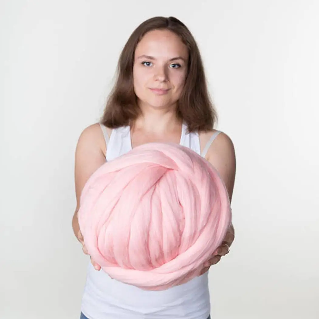DIY ручная вязка крючком мягкий комфорт свет теплый уютный сплошной акриловый