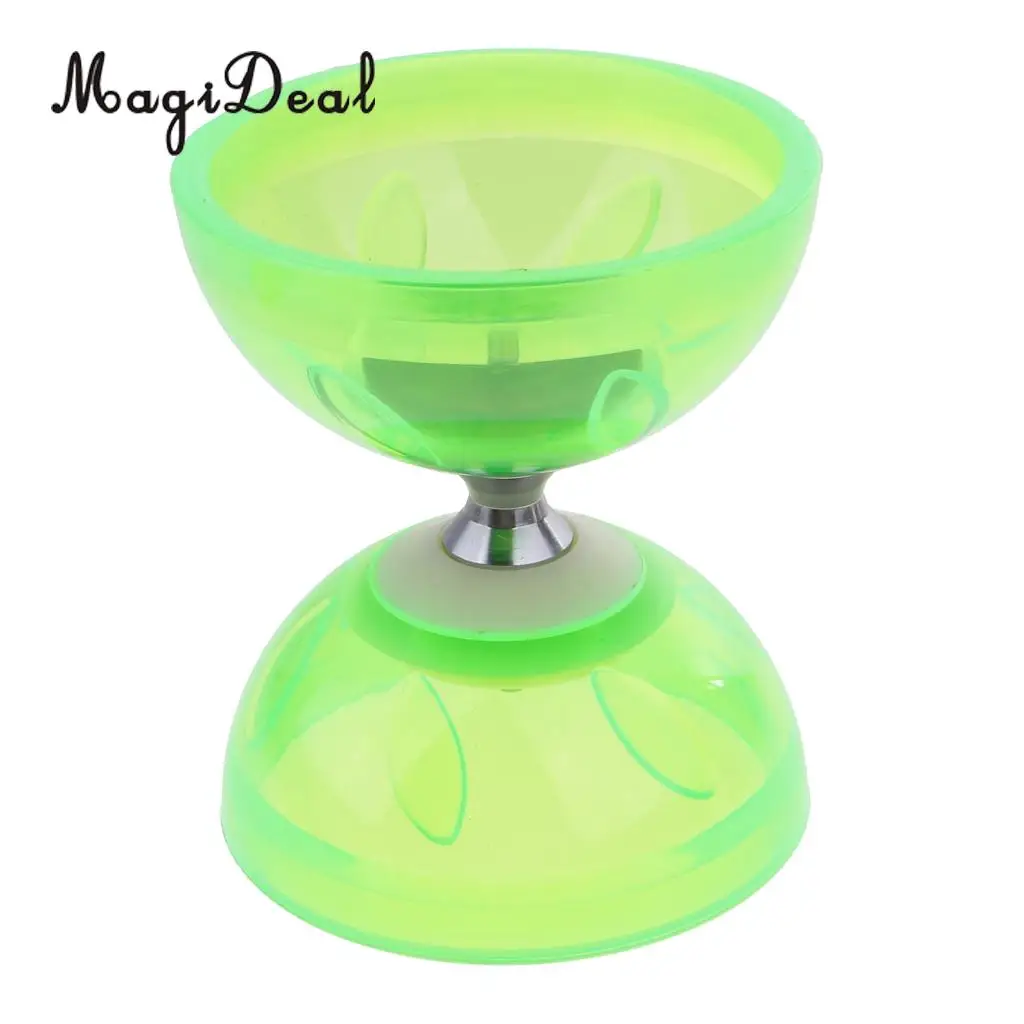 MagiDeal тройной подшипник жонглирование Diabolo игрушки с палками и веревкой 13 см