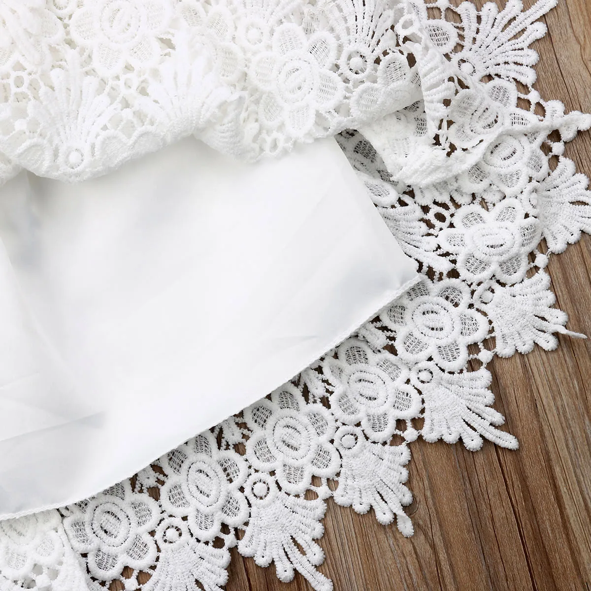 2019 New Toddler Kid Baby Girl Summer Dress Lace Flower Princess Party Pageant Dresses Strapless White Wedding 2-7T | Детская одежда и