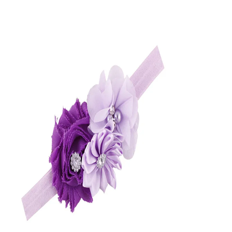 1Pc Newborn Infant Toddler Baby Girl Bow Flower Headband Hair Band Girls Accessories Birthdays Party Headwear | Детская одежда и