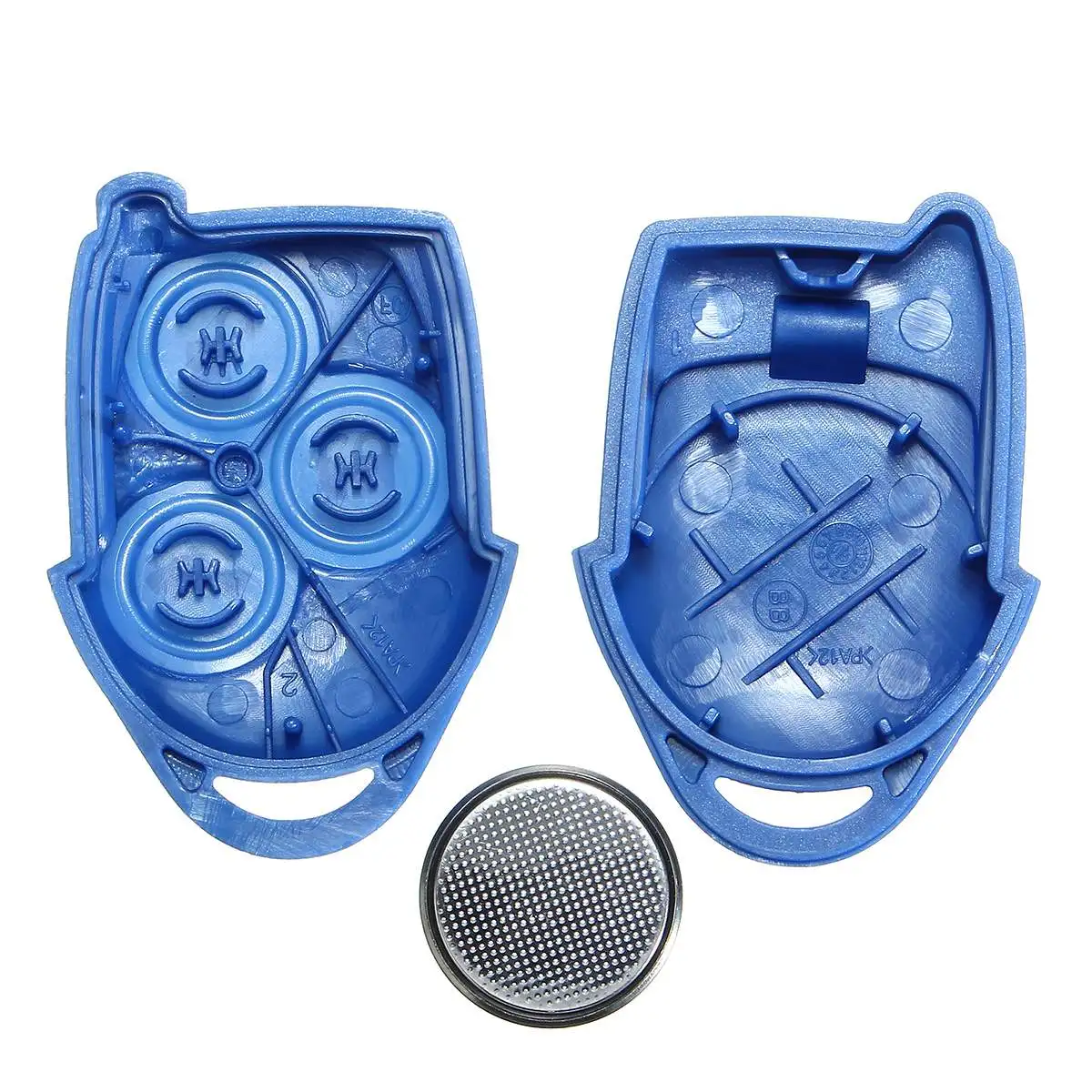 Button Blue 3 дистанционного брелока чехол с батареей для Ford Transit MK7