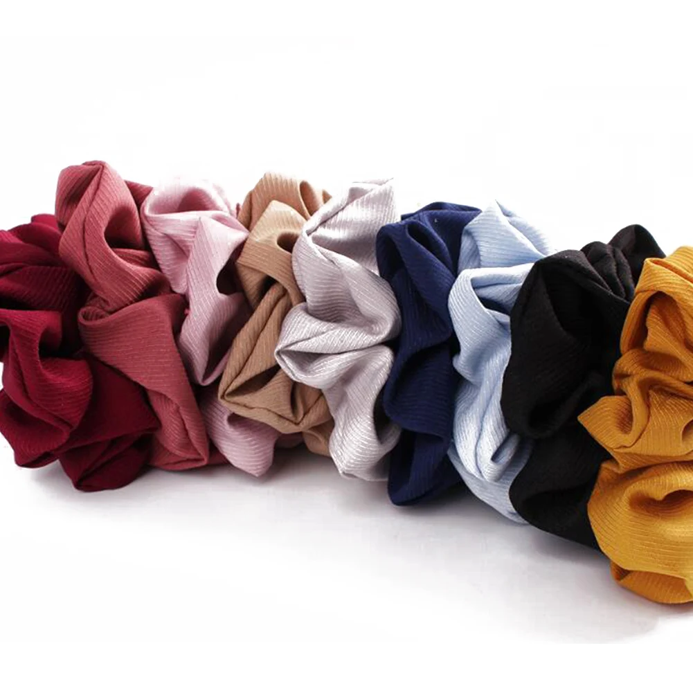 Новинка однотонные длинные резинки для волос фиксации хвостиков эластичная