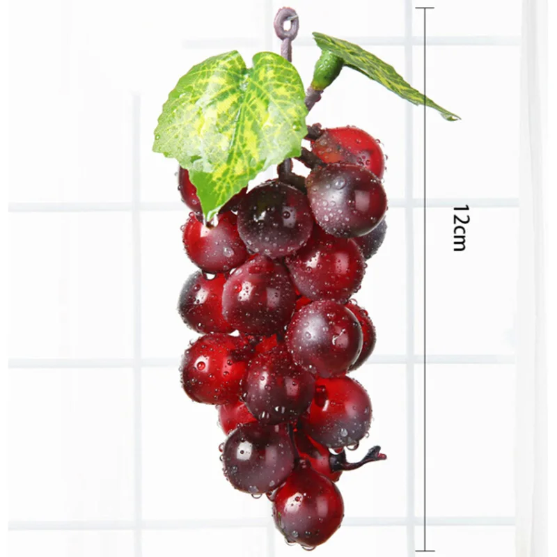Реалистичный искусственный виноград пластиковые Связки струны фрукты для