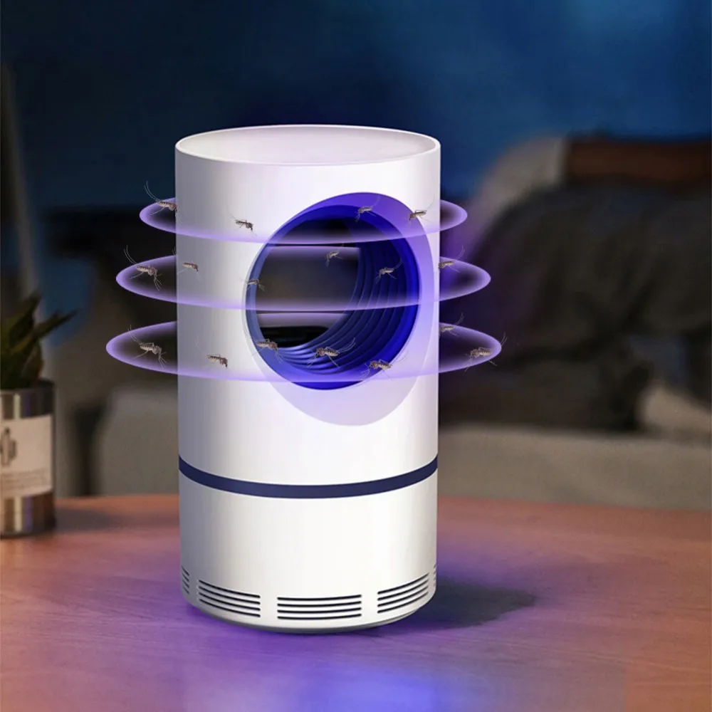 Новинка USB мощная лампа для уничтожения комаров светодиодная ловушка насекомых