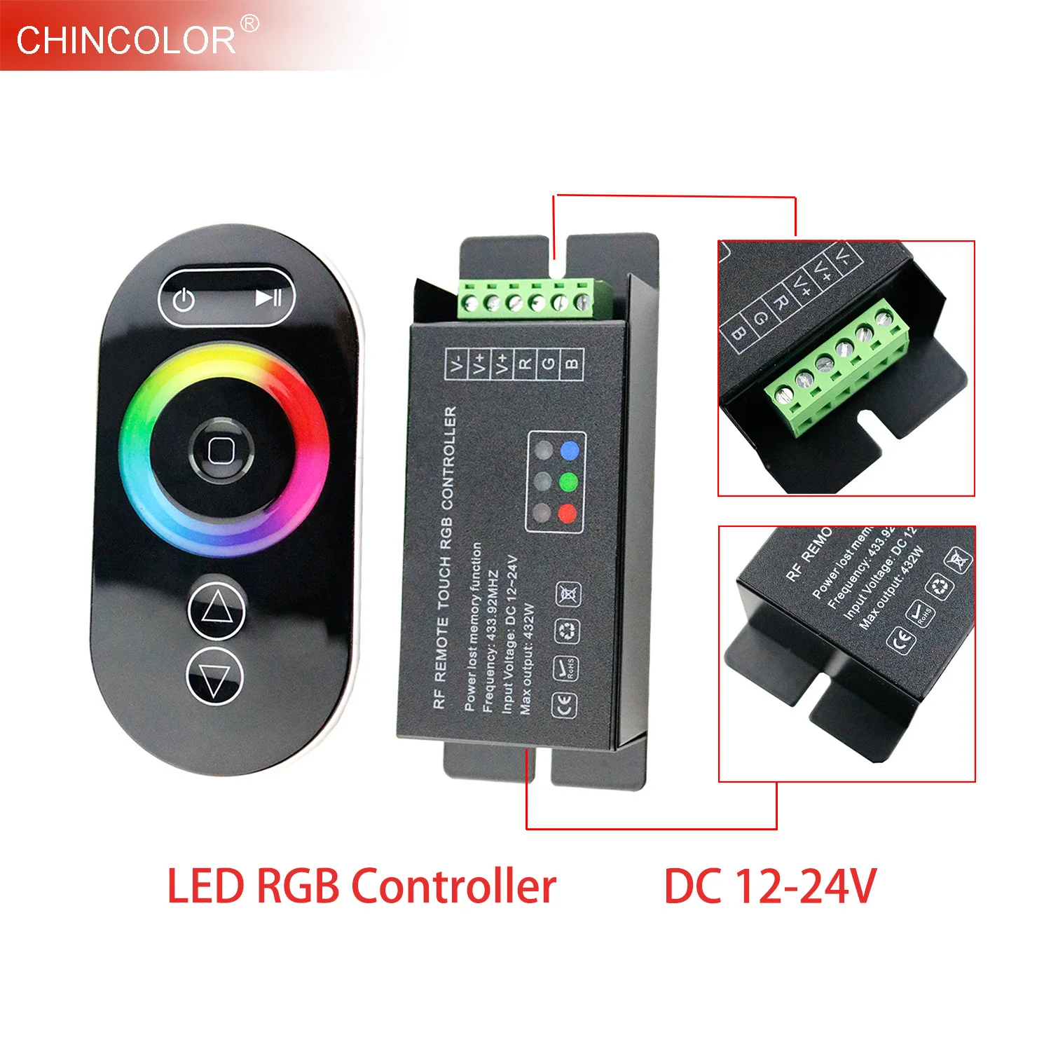 

Сенсорный светодиодный RGB-контроль ler GT888 6Ax3channel RF, беспроводной пульт дистанционного управления DC12-24V 18A для 5050 2835 3528 RGB светодиодный ная поло...