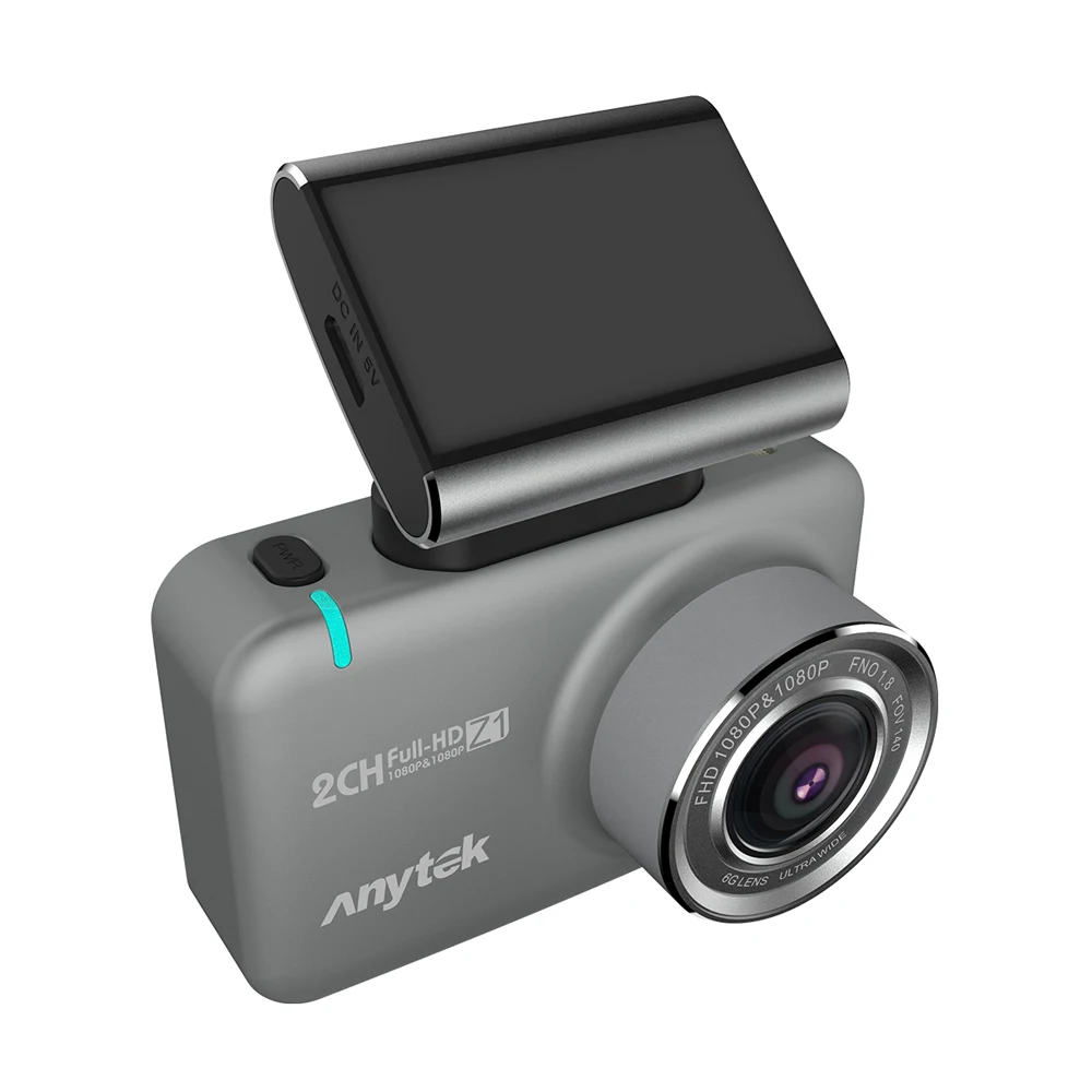 Автомобильный видеорегистратор 2 35 дюйма 1080P HD с камерой петлей Wi Fi автошпигель