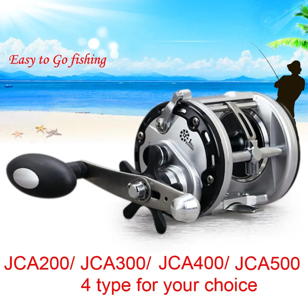 Рыболовная катушка JCA200/JCA300/JCA400/JCA500 12 + 1BB шарикоподшипник цельнометаллическая