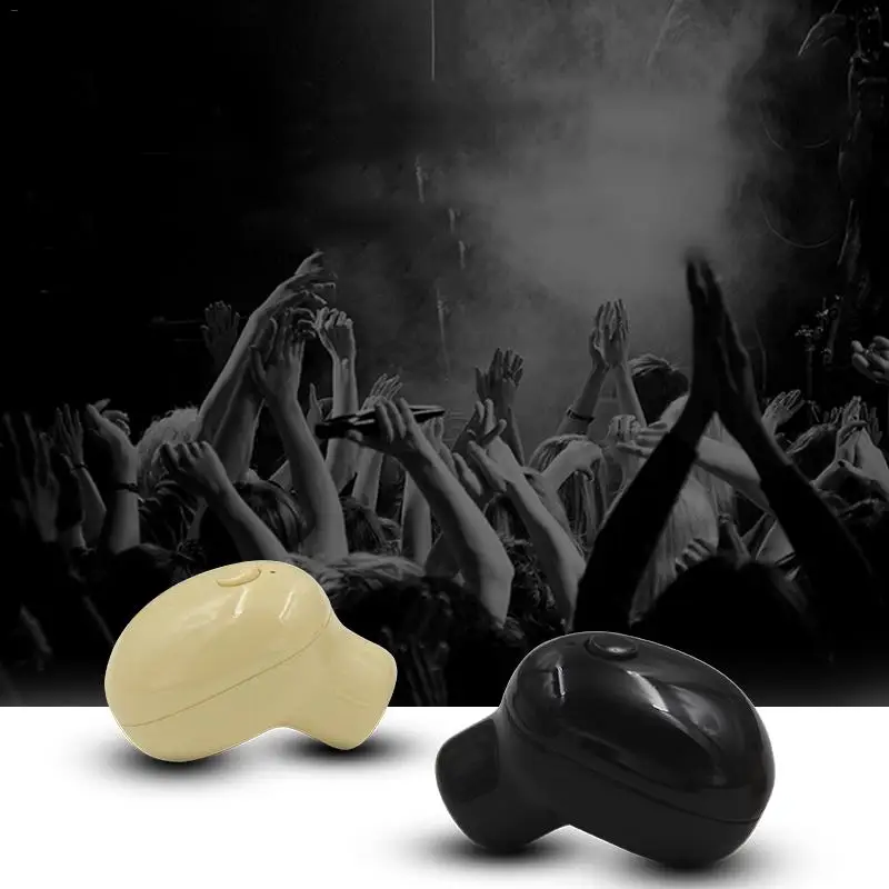 Мини-вкладыши Наушники Невидимый Bluetooth 4 1 Гарнитура одного уха зарядка через usb