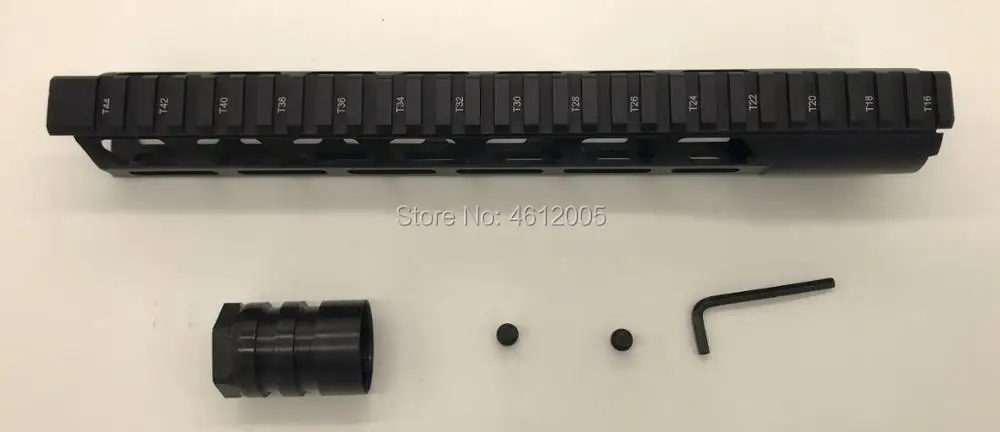 12 дюймов M LOK свободный поплавок супер тонкий Handguard Quad Rail W/гайка Fit. 223 для M4 M16