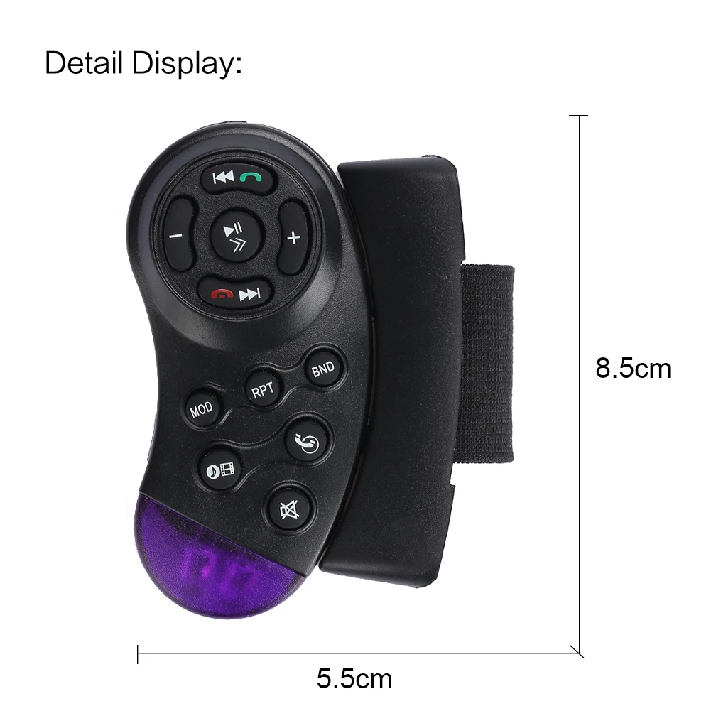 Руль удаленного Управление автомобиля ТВ плеер CD Автомобильный MP3 портативный DVD
