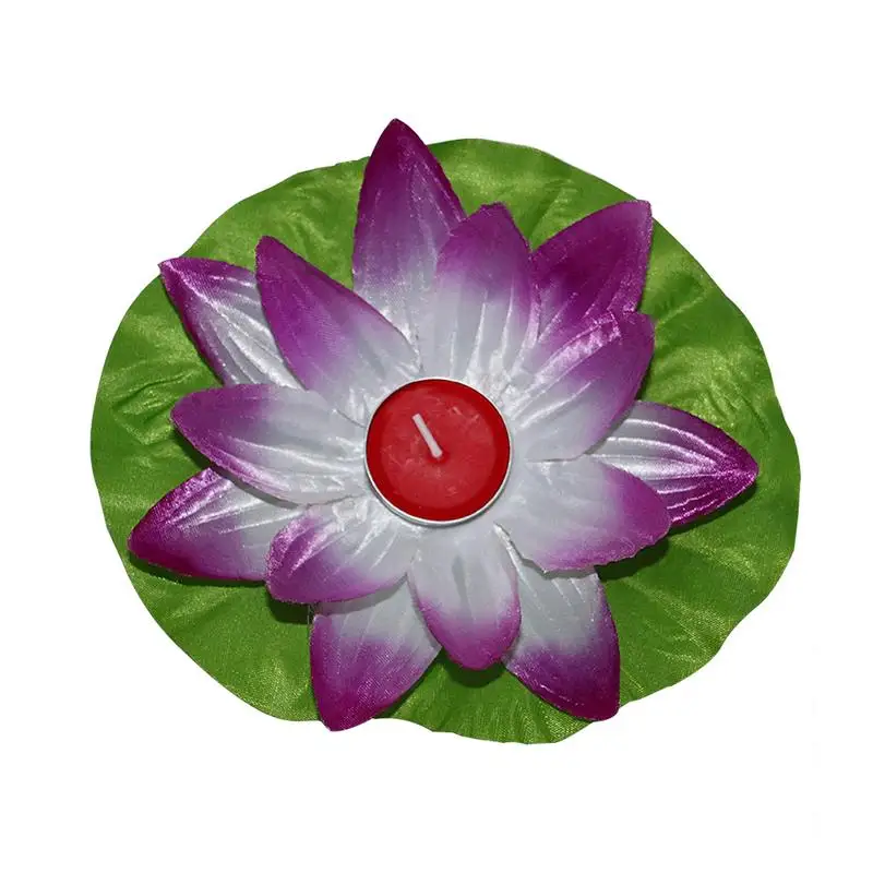 Светодиодные прожекторы 5 цветов искусственный Лотос уличные фонари в форме