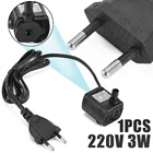 Погружной водяной мини-насос AC 220-240 ВAC 110-120 в 3 Вт, аквариумный фонтан, воздушный аквариумный пруд, вилка USEU