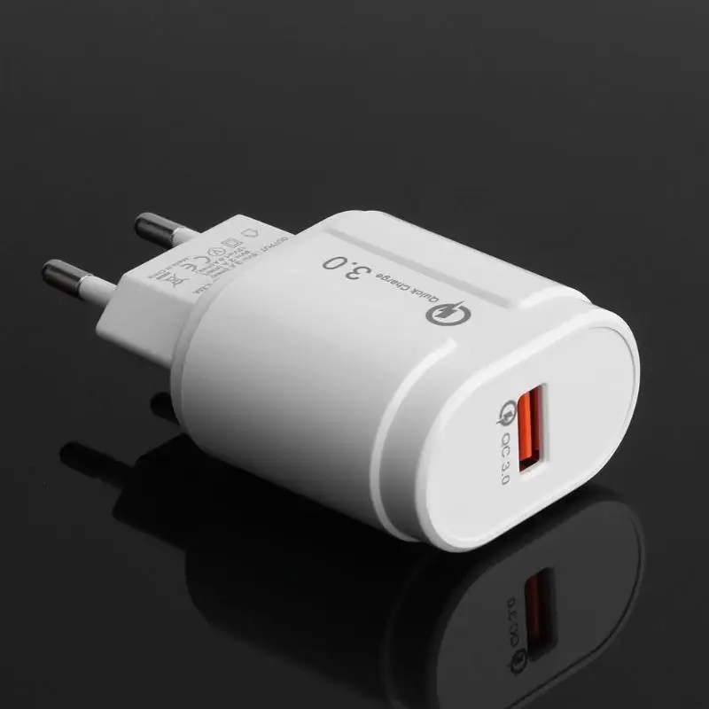 Быстрая зарядка 3 0 USB зарядное устройство 12 в QC3.0 быстрая 1 для Samsung S10 S9 Xiaomi Mi 9