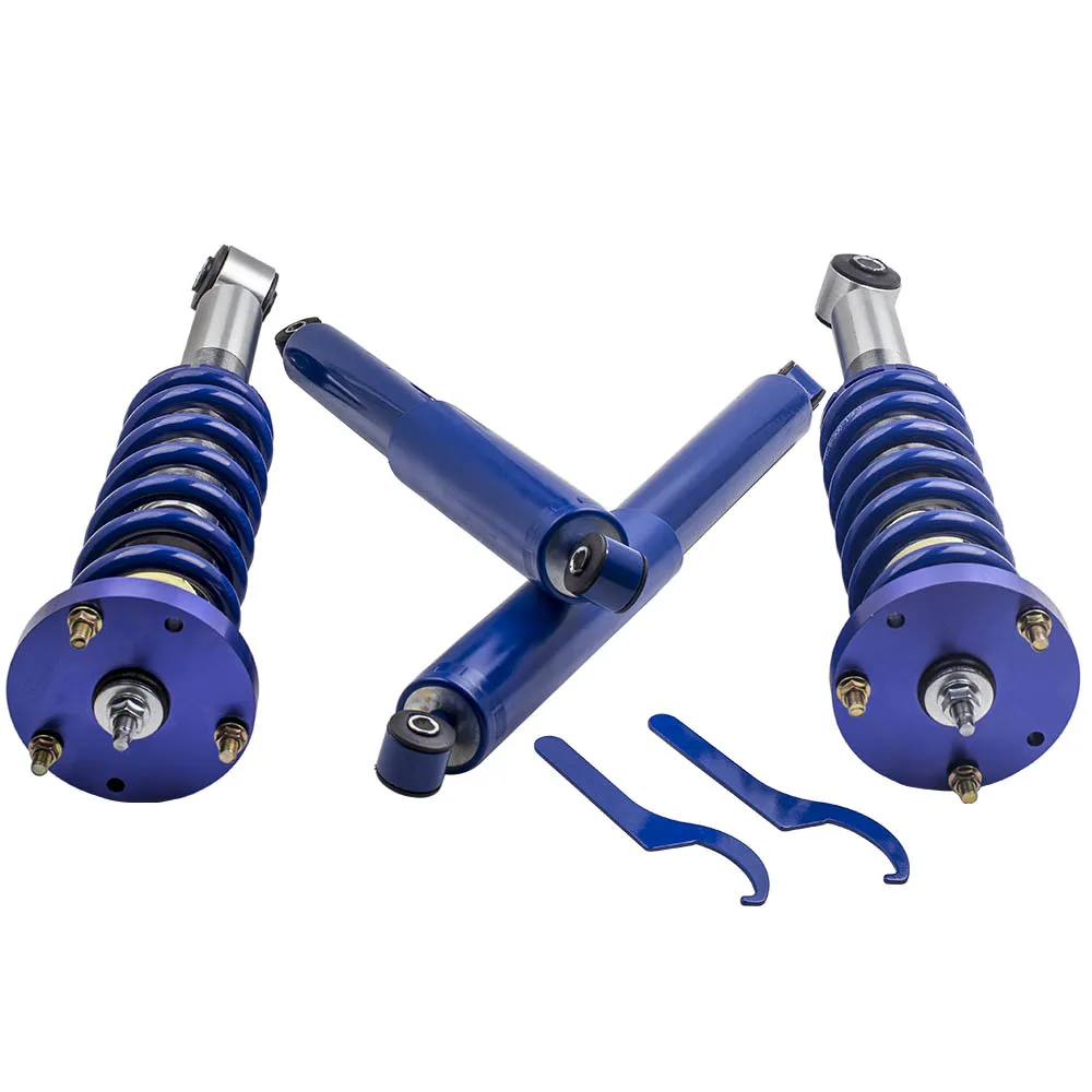 Синяя подвеска Coilover Shock Kit для FORD F150 RWD only 2004 2008 Adj. Амортизатор высоты|Амортизаторы
