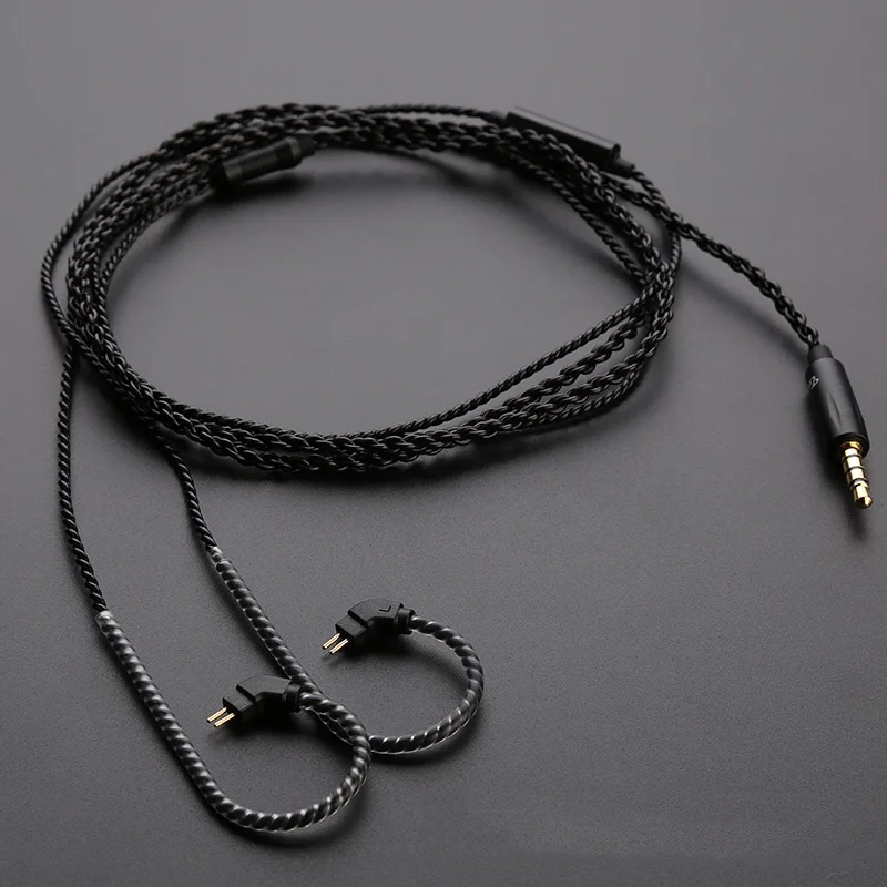 Сменный кабель TRN для наушников 0 75 мм/0 78 мм/MMCX 3 5 мм V10 V20 Для Shure наушники без