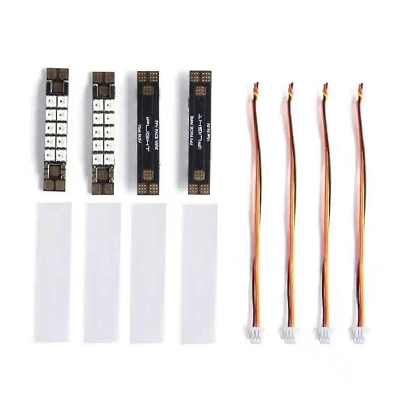 4 шт. IFlight 5V PDB Светодиодная лента 10 бит WS2812B RGB3535 яркая Настройка для контроллера