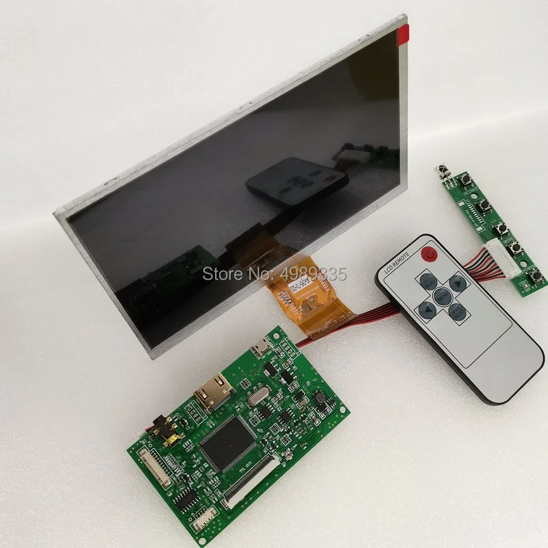 Комплект 7 дюймового модуля дисплея 1024X600HDMI Micro usb|Мониторы| |